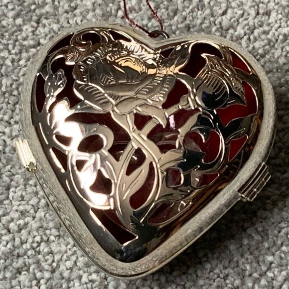 Lenox Kirk Stieff Collection Wedding Promises Friendship Heart Trinket Box - Picture 2 of 10